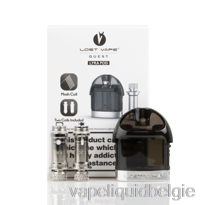 Vape Vloeistof Verloren Vape Lyra Vervangende Pods Zwart